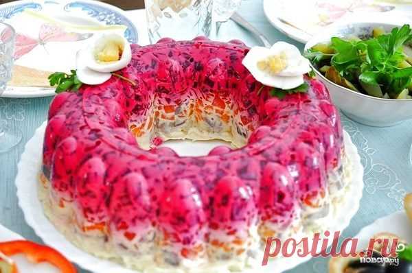 Селедка под шубой с желатином - рецепт с фото на Повар.ру