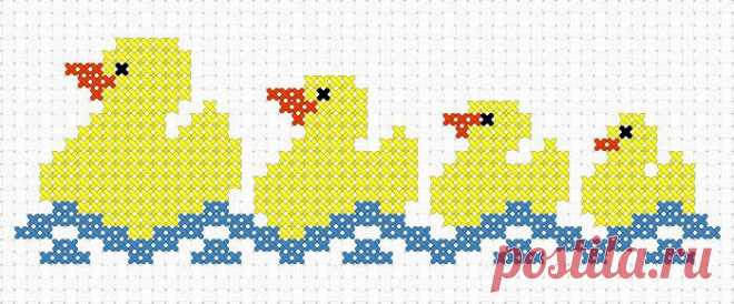 Cross Stitch Addict: FREE Cross Stitch Pattern - 'First Swim'