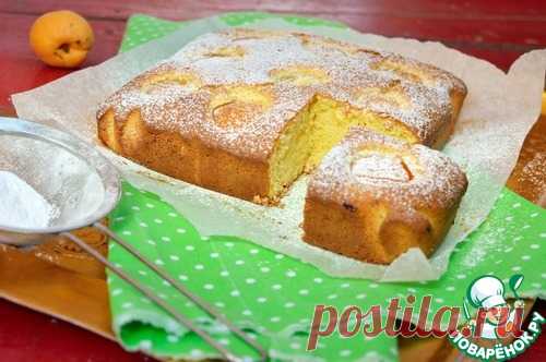 Тосканский кукурузный пирог с абрикосами - кулинарный рецепт
