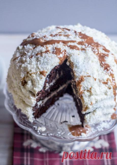 Kokosinis šokoladinis tortas-pyragas | Tasty Art Receptai