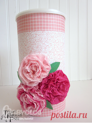 Махровые розочки.