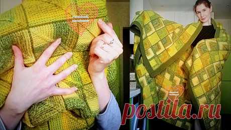 Плед «Пэчворк»: Квадратные мотивы спицами | Paradosik_Handmade Пульс Mail.ru Этот плед я вязала, без преувеличения два, года!))) Но всё-таки связала. Подробное описание пледа в технике пэчворк здесь: https://paradosik-handmade.ru/pled-pehchvork-spicami-podrobnoe-opisanie/