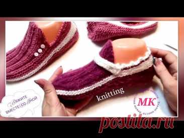 💯 Бесшовные следки на двух спицах ‼️ МК. Knitting - легко и просто 🤗
