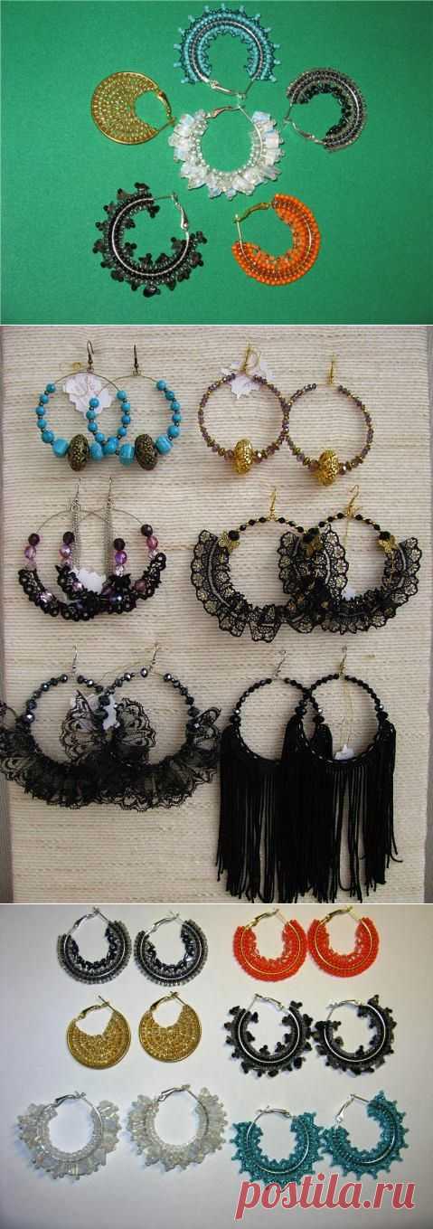 Сережки: идеи обновления старой бижутерии.