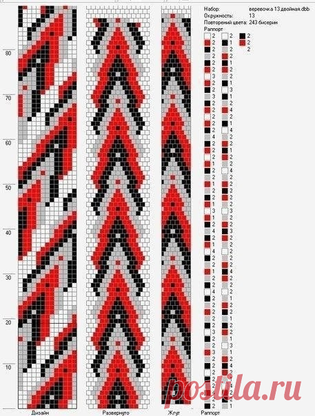 Яркие жгуты из бисера