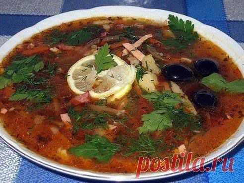 Facebook
Солянка сборная мясная 
Дорогие кулинары!Чтобы сохранить рецепт, жмите "нравится", а потом "поделиться" и тогда Рецепт будет на вашей стене Шеф повар фейсбук
Ингредиенты:

бульон из говядины - 2 л … Еще