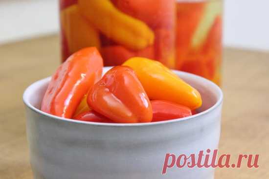 Несложный рецепт маринованных перчиков. Так делала еще моя бабушка!