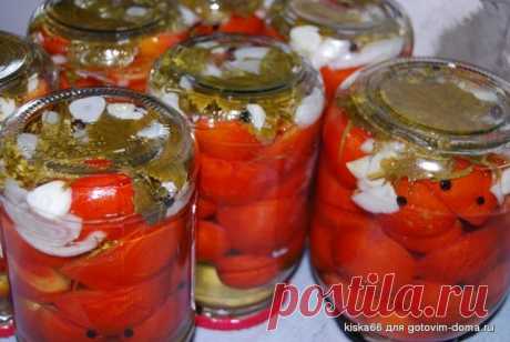 Помидоры (с растительным маслом) на зиму
