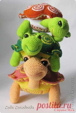 Черепашки крючком. Мастер-класс - Страна Мам