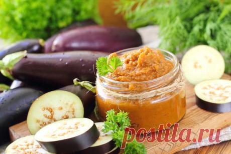 Салат из баклажанов с фасолью "Бомба!" и другие закуски из синеньких