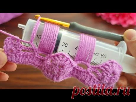 Wow! super idea how to make eye catching crochet ✔ Vay! süper fikir göz alıcı tığ işi nasıl yapılır.