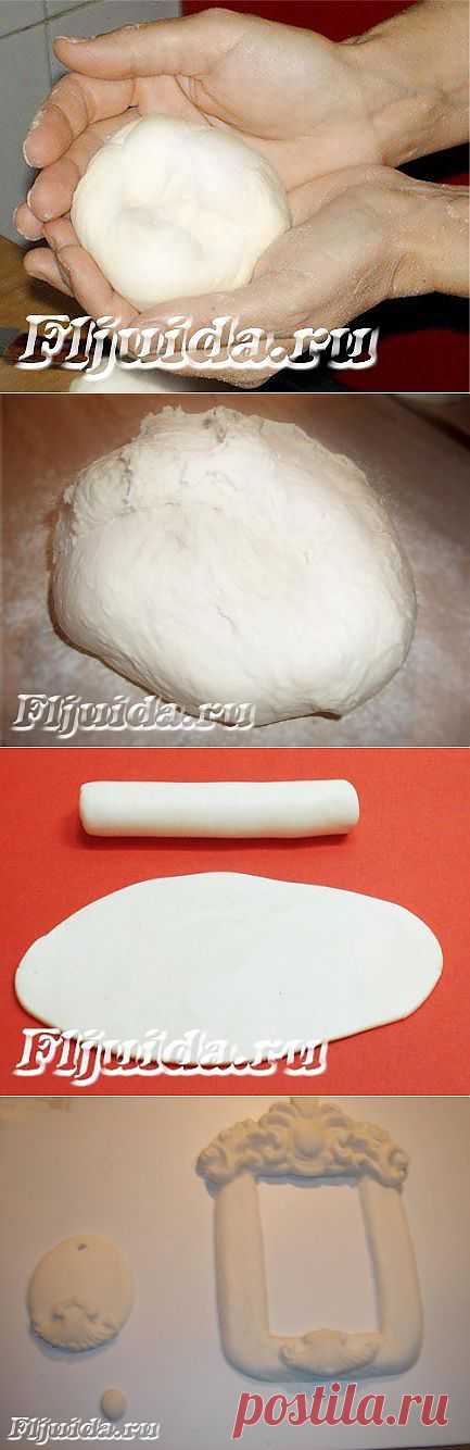 Самодельный рецепт самотвердеющей массы для лепки..