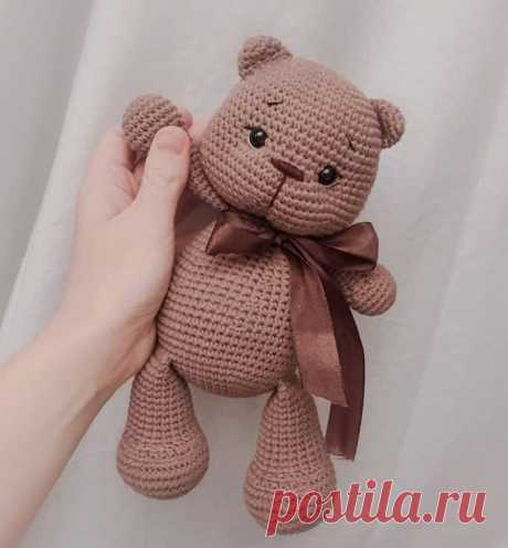 Мишка Большиш крючком. Амигуруми схемы и описания. Автор: Дарья Титова | IRINELY.ART
