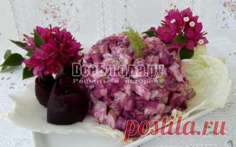 Салат из свеклы со свежими и солеными огурцами, рецепт с пошаговыми фото | Все Блюда