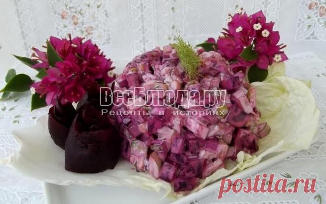 Салат из свеклы со свежими и солеными огурцами, рецепт с пошаговыми фото | Все Блюда