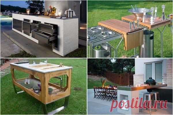 Готовим на свежем воздухе: современные кухни для сада | ШПИЛЬКИ