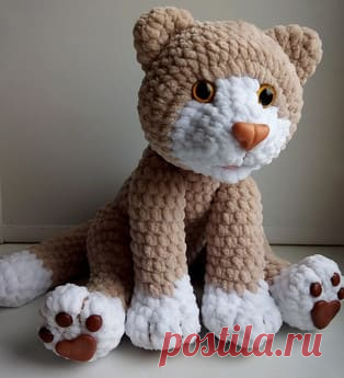 Кот Барсик амигуруми. Схемы и описания для вязания игрушек крючком! Бесплатный мастер-класс от Юлии Тихоновой по вязанию кота по имени Барсик. Высота вязаного котика примерно 20 см. Для изготовления плюшевой игрушки ав…