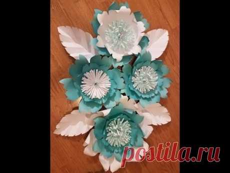 DIY Large Paper Flower, Paper flower stencil, paper flower backdrop, flower backdrop