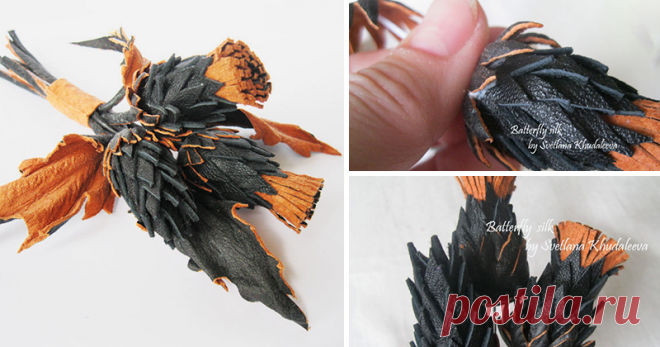 Делам брошь «Чертополох» из кожи. Часть 1 Хочу сразу признаться, я никогда не выкладывала здесь мастер-классы вот такие подробные как этот. Да вообще никакие не выкладывала. Одно дело давать мастер-классы вживую, что я делаю регулярно, и другое дело создать его на бумаге, с подробным описанием с фотографиями. Надеюсь этот мастер-класс будет полезным и познавательным, я постаралась максимально подробно описать все действия, чтобы понятно…