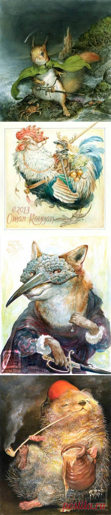 Интересные ,сказочные иллюстрации Omar Rayyan.