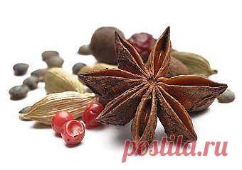 Сочетание специй и пряностей с продуктами