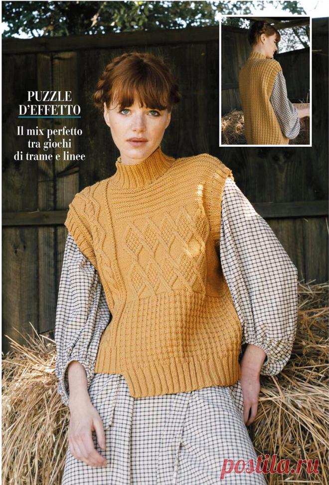 Давайте свяжем жилет! | Магия Вязания / Knitting Magic | Яндекс Дзен