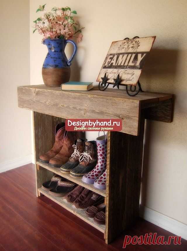 Полка для обуви: виды, фото. Как сделать своими руками?