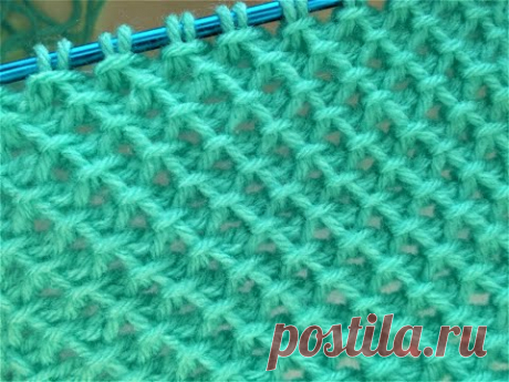 Very Interesting Stitch ~ Beautiful Design ~ Tunisian Crochet