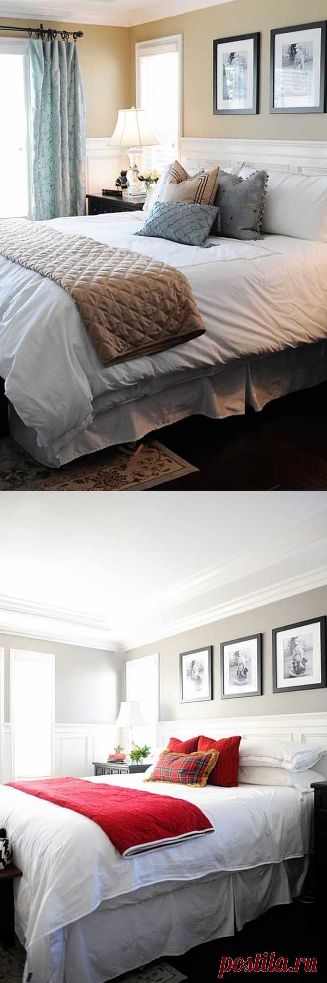 Decoração do Quarto de Casal antes e depois