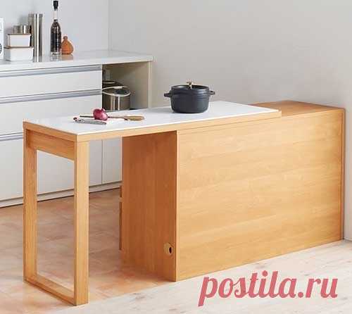 ​Удобный кухонный стол-трансформер — DIYIdeas