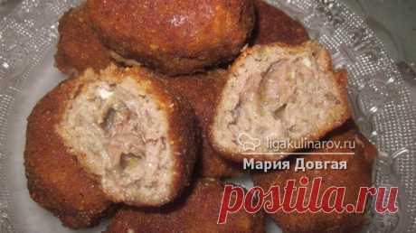 Котлеты по-донбасски,  пошаговый от Лиги Кулинаров.