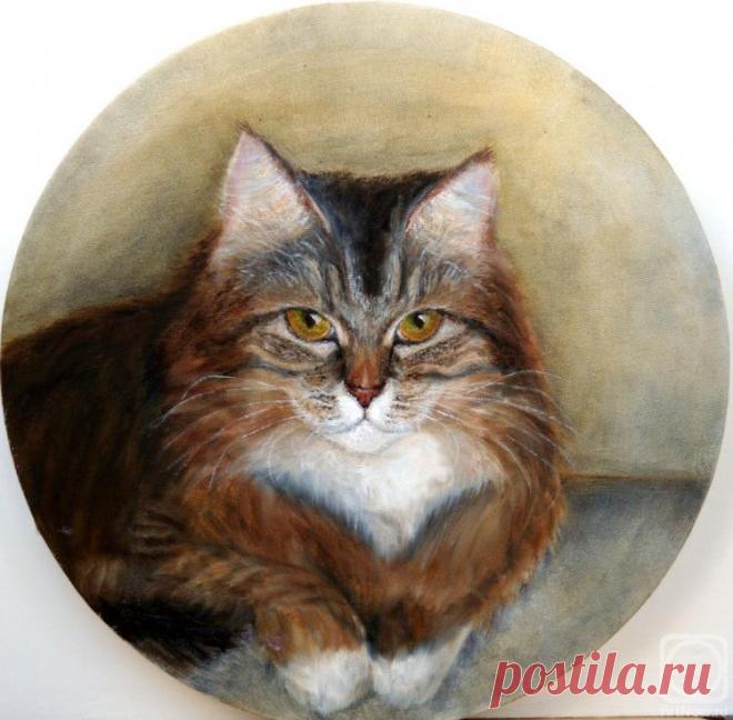 «Кошка Муся, 18 лет» картина Разумовой Светланы маслом на холсте — купить на ArtNow.ru