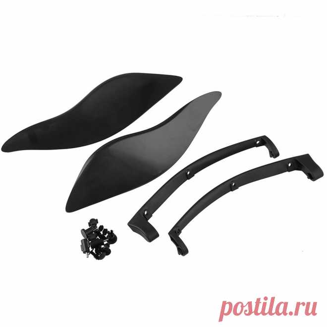 Motorcycle side wings wind air deflector modified windshield fairing side cover shield compatible for touring street glide 2014-2016 Sale - Banggood.com