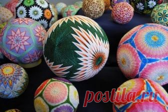 Красочные яркие темари — Делаем руками