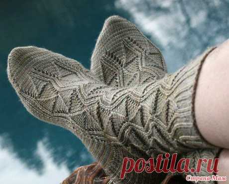Носочки спицами - Вязание - Страна Мам
