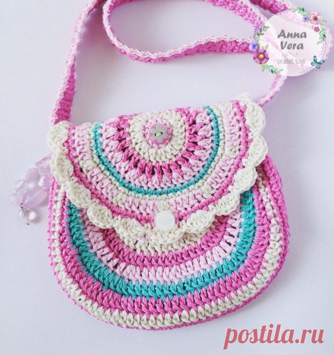 Летняя стильная сумочка для девочек больших и маленьких — Сделай сам, идеи для творчества - DIY Ideas