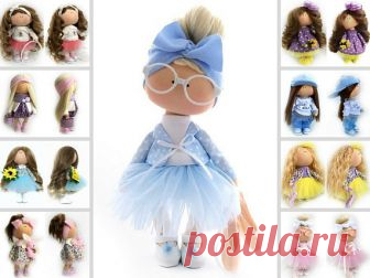 Nursery Fabric Doll, Tilda Cloth Doll, Soft Blue Doll, Textile Gift Doll Bambole di stoffa Portrait Art Doll Baby Room Rag Doll by Natalia P Hello, dear visitors!  This is handmade cloth doll created by Master Natalia P (Moscow, Russia). All dolls on the photo are mady by artist Natalia P. You can find them in our shop searching by artist name. Here are all dolls of artist Natalia P: