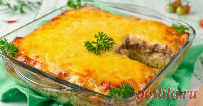Прекрасная запеканка с сыром и макаронами для семейного ужина