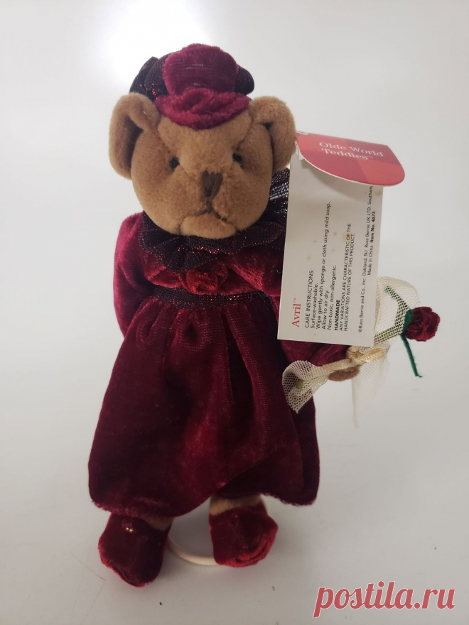 Russ Berrie Old World Teddies Handmade 7