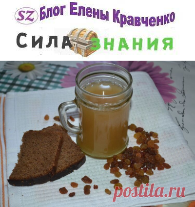 Квас из черного хлеба — 5 рецептов приготовления