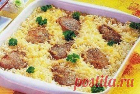 Лучшие кулинарные рецепты: Рисовая запеканка "Воздушная"