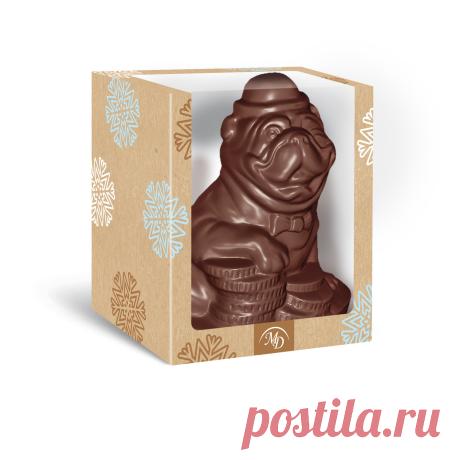 Оптом ШОКО Фигурка "Большой Бакс" Символ 2018 года! 310г: продажа, цена в Москве. шоколадные изделия от "ООО «Сладкий шторм»"