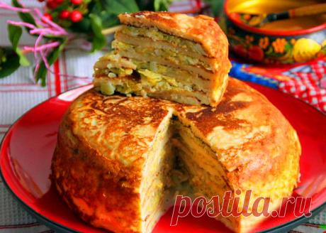 Монашеский блинчатый каравай.