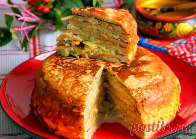 Монашеский блинчатый каравай.