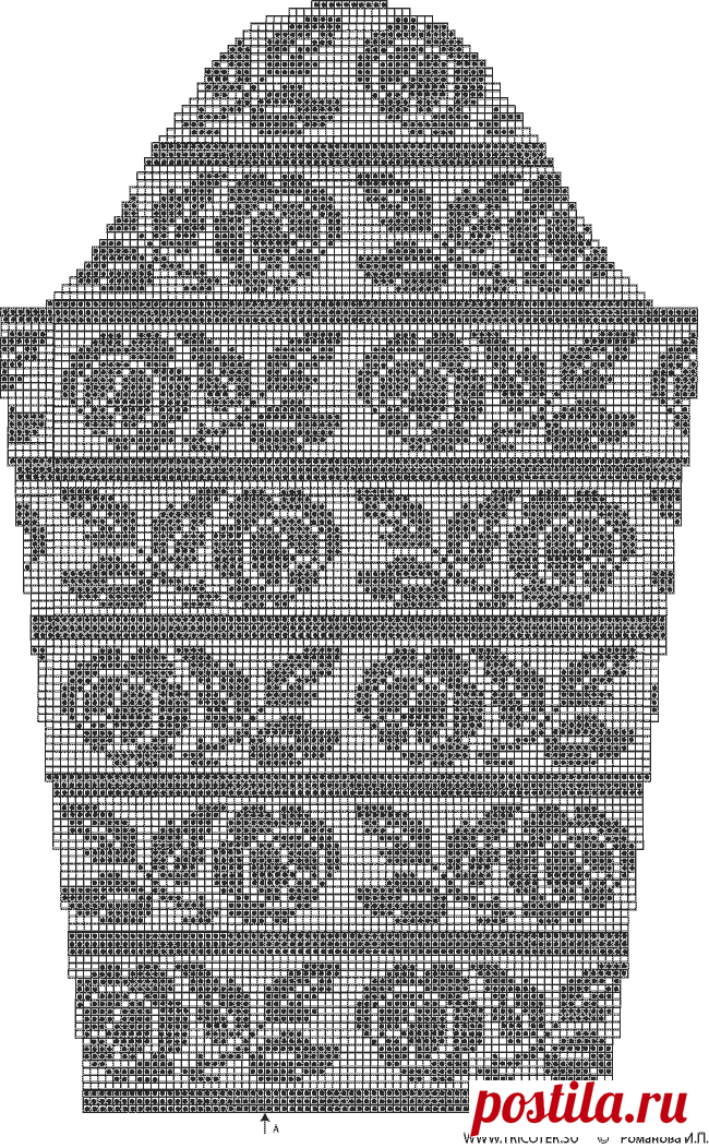 tricoter.su - Крючок - Блузка. Размер 40 - 42(Российский 46-48). (Модель 142)