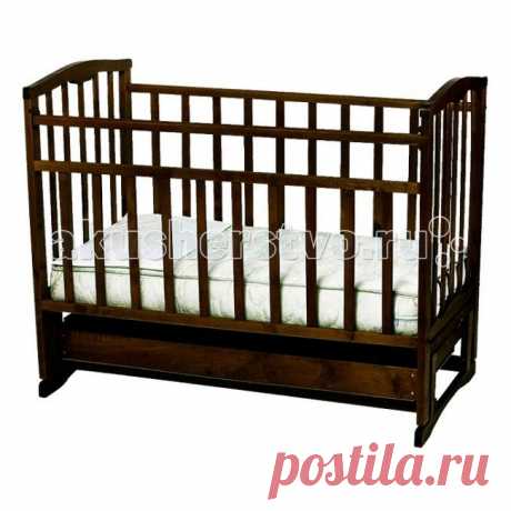 Детская кроватка Агат Золушка-6 маятник продольный с ящиком
