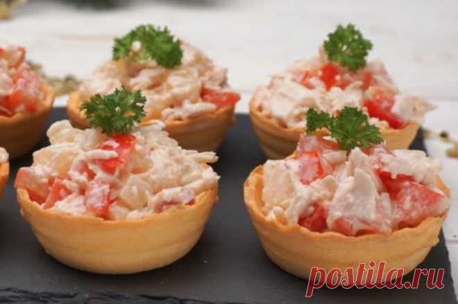 15 лучших рецептов тарталеток с курицей и грибами