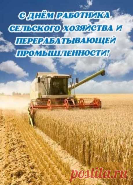 С Днём работника сельхоза!
Пусть удача не подводит,
А в душе живёт тепло,
Чтобы всё, что происходит,
Вам на пользу только шло!
