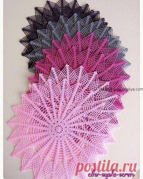 Подставка для чашки Подставка для чашки крючком. Ажурная подставка под чашку своими руками