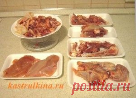 Как экономно разделать курицу